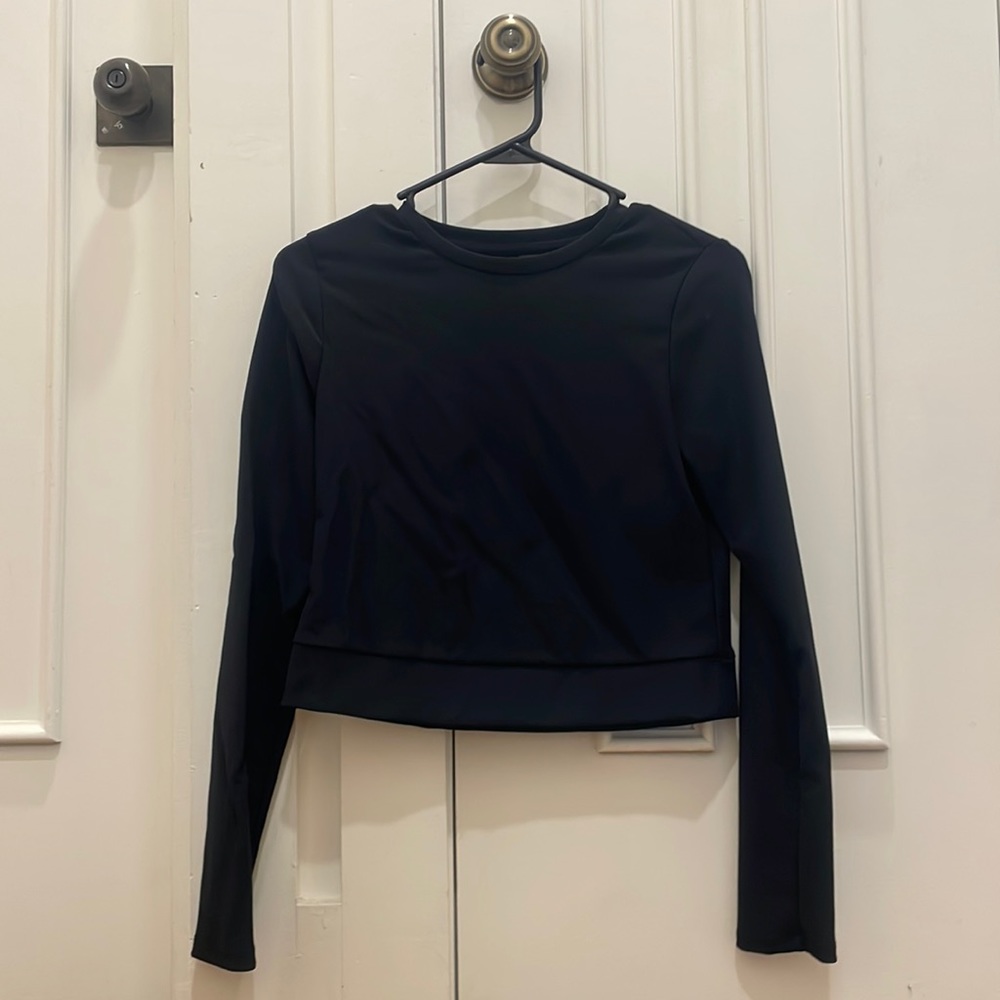 Black kyodan long sleeve top size large